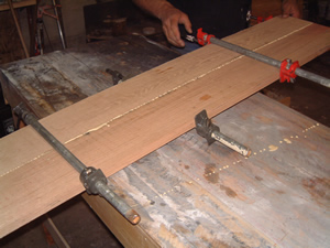 clamped biscuit joint