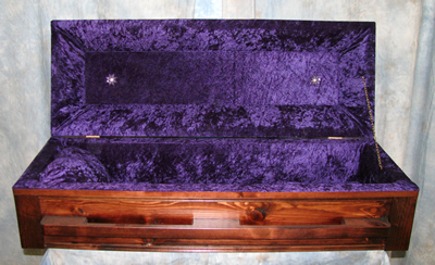Custom Halloween Casket
