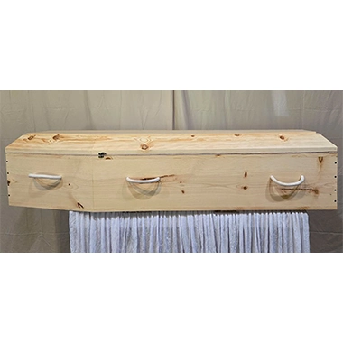 Pine Cowboy Coffin by CBD