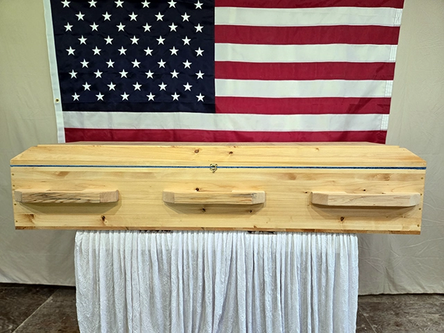 Port Orford Cedar Casket – Handmade in Oregon by Caskets by Design